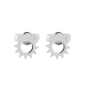 LOLLI neobvyklé zlaté minimalistické náušnice pro pozoruhodnou dámu Thumbnail