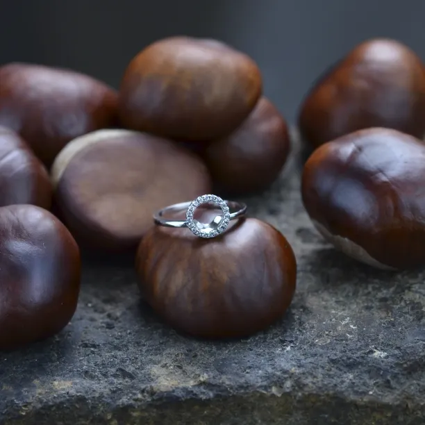 Originální zlatý prsten s diamanty MIFI Image