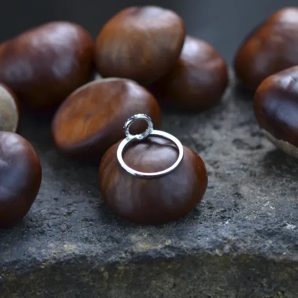 Originální zlatý prsten s diamanty MIFI Image