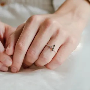 Personalizovaný prsten s diamantem SKIBI Thumbnail