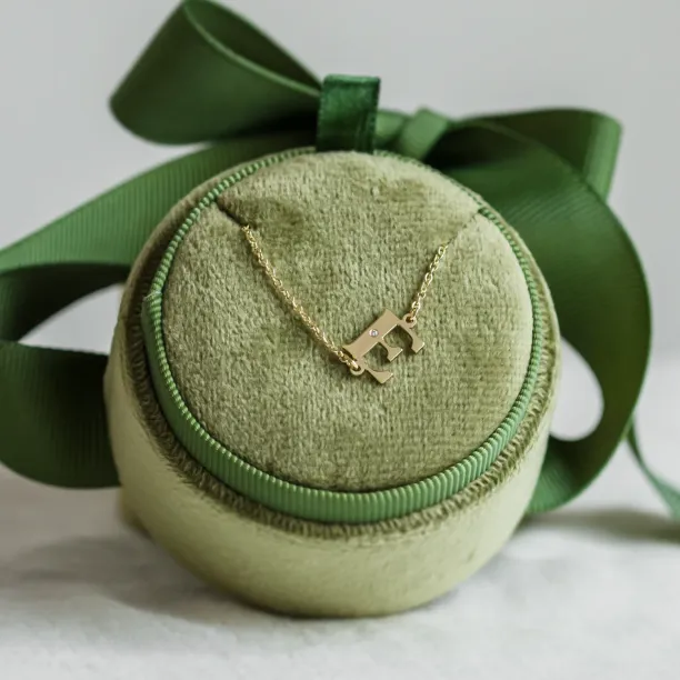 KALIN name gold diamond bracelet Image