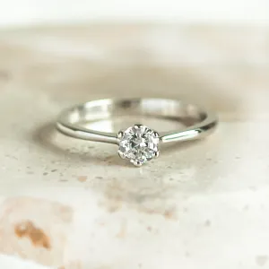 STAMI gold diamond engagement ring Thumbnail