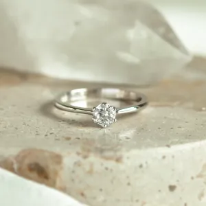 STAMI gold diamond engagement ring Thumbnail