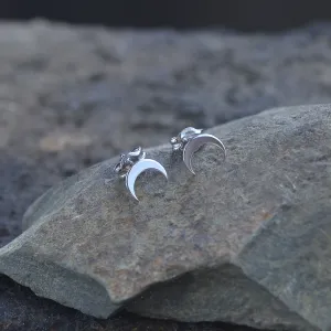 Zlaté minimalistické náušnice - půlměsíc TAKTE Thumbnail