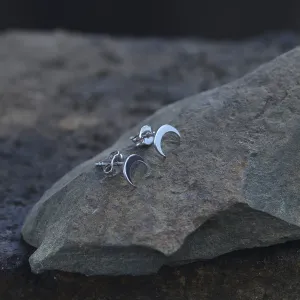 Zlaté minimalistické náušnice - půlměsíc TAKTE Thumbnail