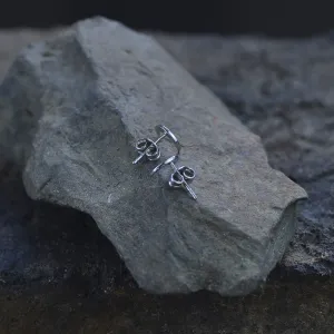 Zlaté minimalistické náušnice - půlměsíc TAKTE Thumbnail