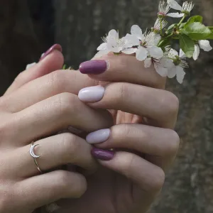 Originální zlatý prsten MISE ve tvaru půlměsíce Thumbnail