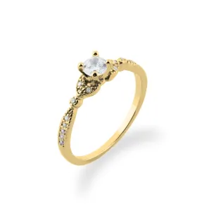 KREKE gold diamond engagement ring Thumbnail