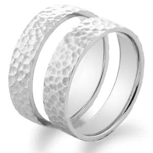 Tepané snubní prsteny ze zlata LANI Thumbnail