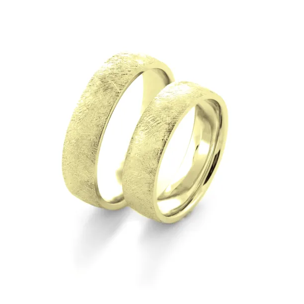 Original textured wedding rings KAWI Image