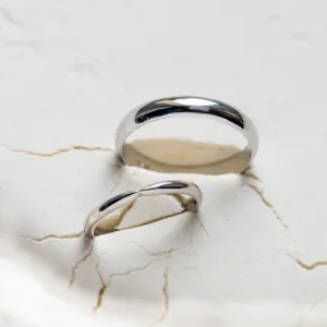 Zlaté snubní prsteny se zúžením LALI Thumbnail