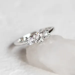 VIZO gold diamond engagement ring Thumbnail