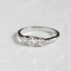 VIZO gold diamond engagement ring Thumbnail