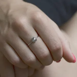 Zlatý prsten s přírodním diamantem 0.65Ct KLIO Thumbnail