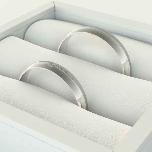 Snubní zlaté prsteny s diamanty BRONSE Image