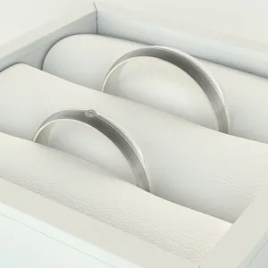 Snubní zlaté prsteny s diamanty BRONSE Thumbnail