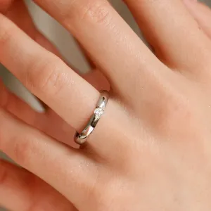 Snubní zlaté prsteny s diamantem MOLLE Thumbnail