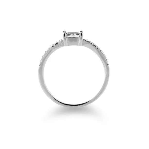 Zásnubní zlatý prsten s diamanty 0.6ct VIBKE Image