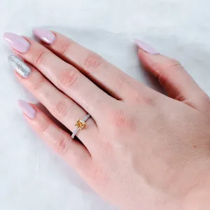 Zásnubní zlatý prsten s diamanty 0.6ct VIBKE Thumbnail