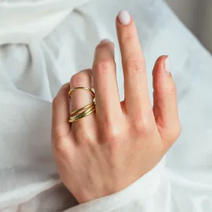 Zlaté snubní prsteny LOBE Thumbnail