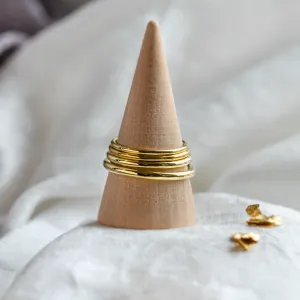 Zlaté snubní prsteny LOBE Thumbnail