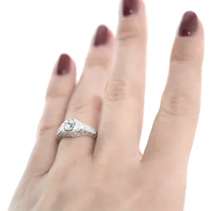 Vintage prsten s diamanty a ametystem 0.5ct OSLO Thumbnail