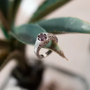 Vintage prsten s diamanty a ametystem 0.5ct OSLO Thumbnail