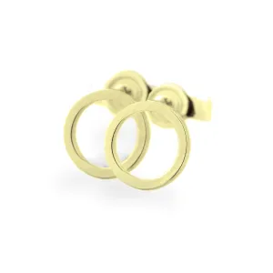 Zlaté minimalistické karma náušnice ROLI Thumbnail
