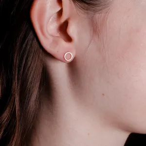 Zlaté minimalistické karma náušnice ROLI Thumbnail