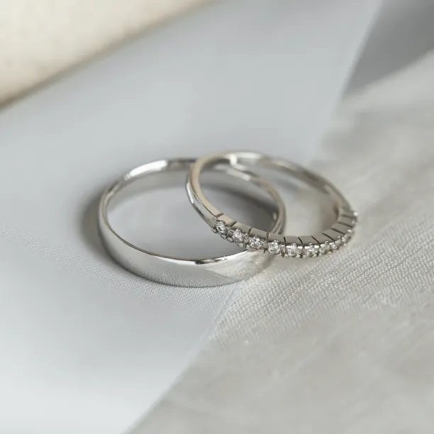 Snubní zlaté prsteny s diamanty BARSET Image