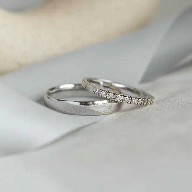 Snubní zlaté prsteny s diamanty BARSET Image