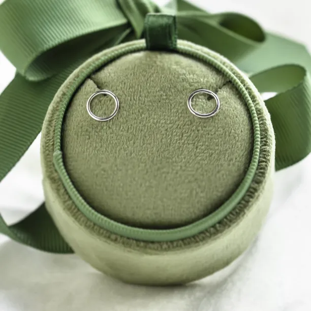 Zlaté minimalistické náušnice karma USKE Image