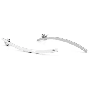 Atypické náušnice ze zlata s diamantem YORDE Thumbnail