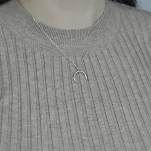 Mystický náhrdelník ve tvaru půlměsíce ANEBY Thumbnail