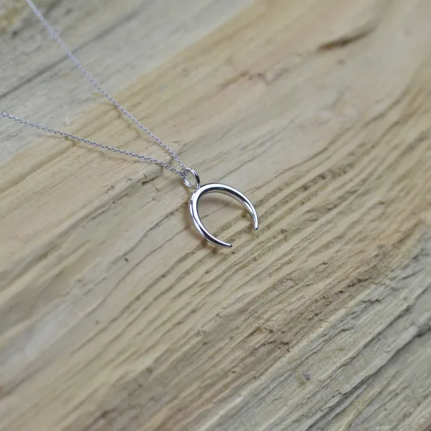 Mystický náhrdelník ve tvaru půlměsíce ANEBY Image