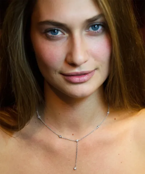 Zlatý náhrdelník s diamanty ARSA Image