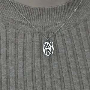 Jedinečný přívěsek ze stříbra vyobrazením matky a dítěte MOMMY Thumbnail