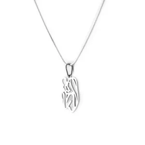 Jedinečný přívěsek ze stříbra vyobrazením matky a dítěte MOMMY Thumbnail