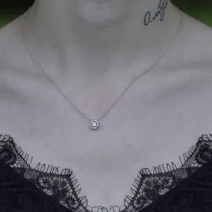 Klasický stříbrný náhrdelník s zirkony RODE Thumbnail