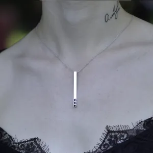 Originální stříbrný náhrdelník se smaltem VAVEN Thumbnail