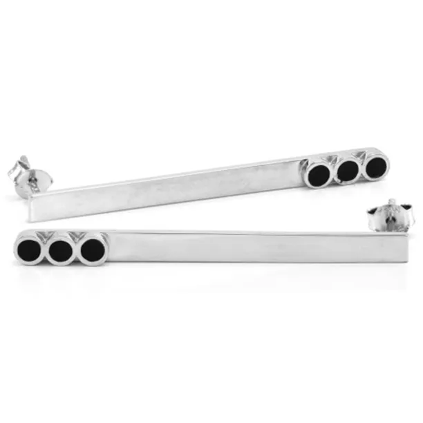 Nevšední náušnice s trojtečkou VERU Image