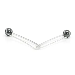 Minimalistické náušnice s hematitem NUGATA Thumbnail