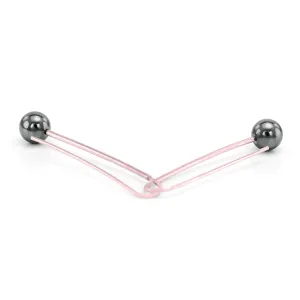 Minimalistické náušnice s hematitem NUGATA Thumbnail