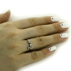 Originální prsten ze stříbra láska ASKOY Thumbnail