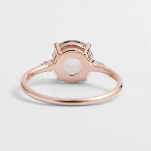 Lab grown diamond and natural diamond gold ring SYDNEY Thumbnail