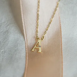 VERTE Name gold diamond pendant Thumbnail