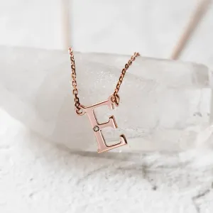 VERTE Name gold diamond pendant Thumbnail