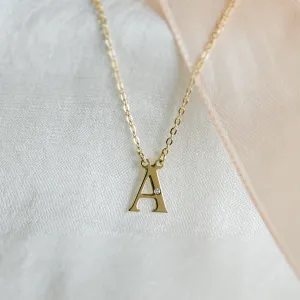 VERTE Name gold diamond pendant Thumbnail