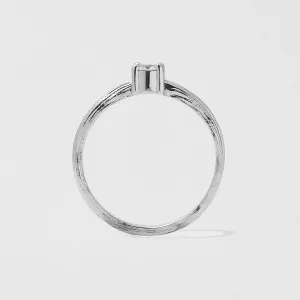 Netradiční zásnubní prsten s diamantem a povrchem stromové kůry RIAN Thumbnail