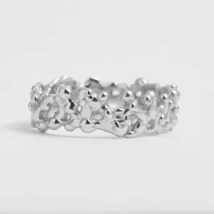 Avant-garde wedding rings with organic elements NALANI Thumbnail